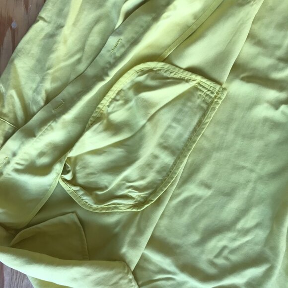 Yellow Zara shirtdress size small - Picture 2 of 6